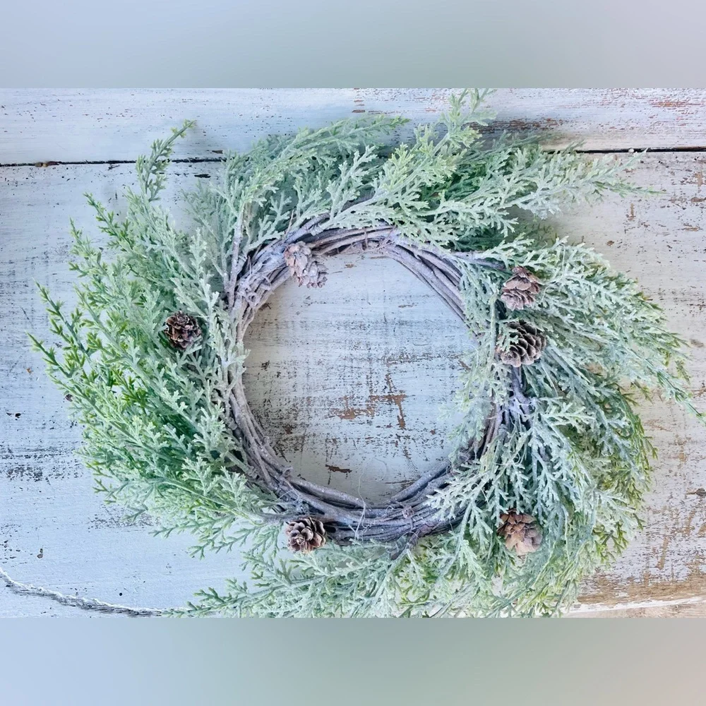 *Woodland Cedar Wreath, 16”